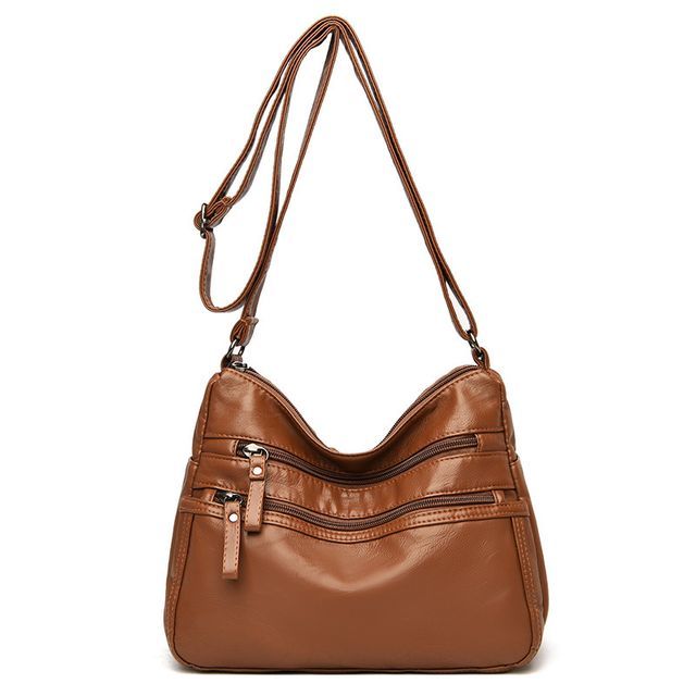 Faux Crossbody Leather Bag