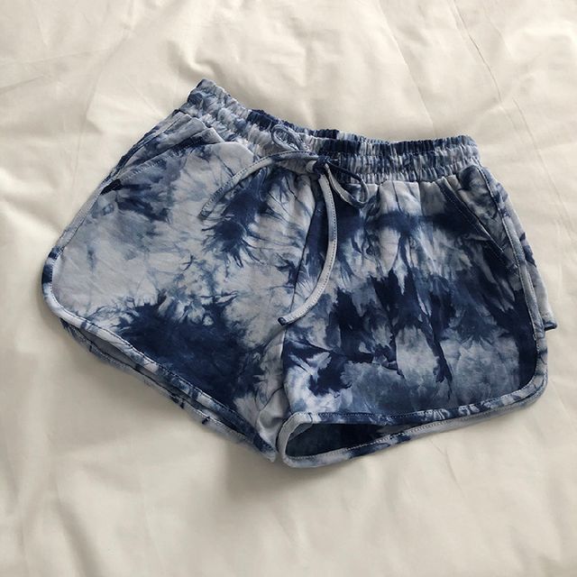 Hot Drawstring Tie Dye Waist Pants