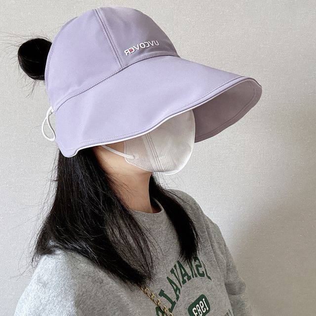 Top Lettering Sun Open Hat