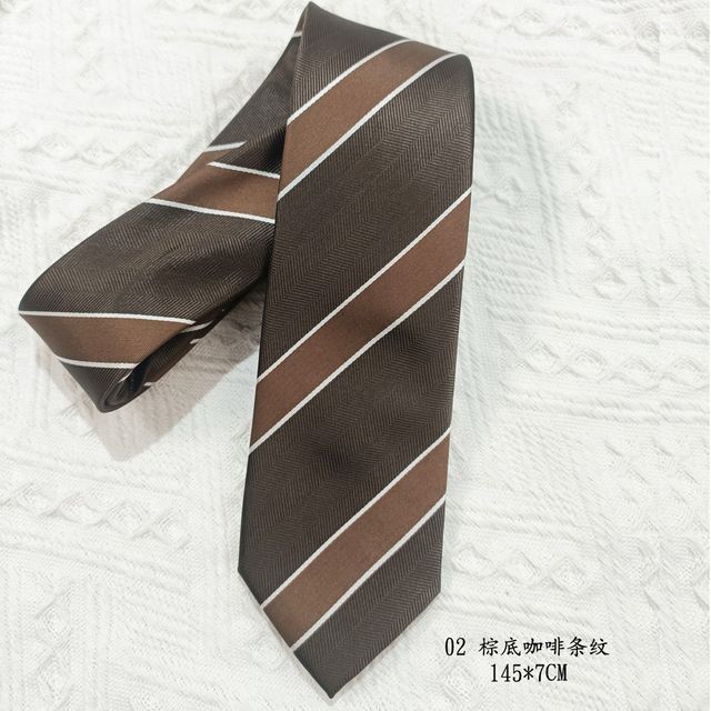 Striped Neck Tie / Pre Tied Neck Tie