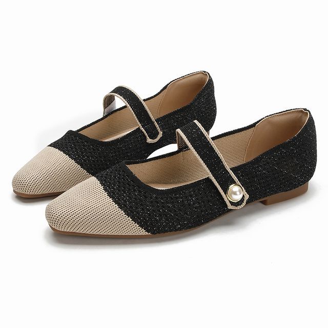 Jane Mary Shoes Toe Cap