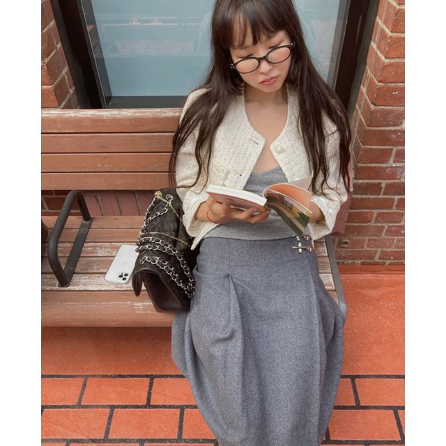 Dearest Crop Tweed Jacket