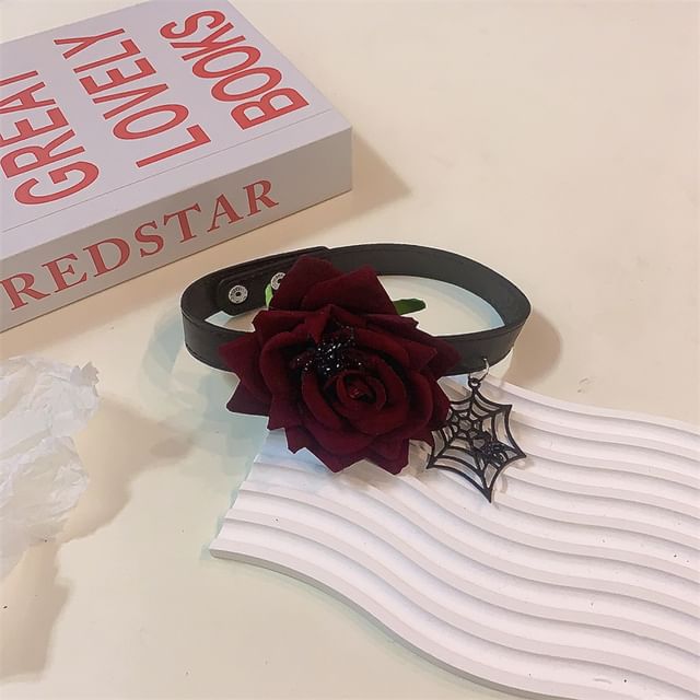 Fabric Choker Halloween Designs) (Various Rose