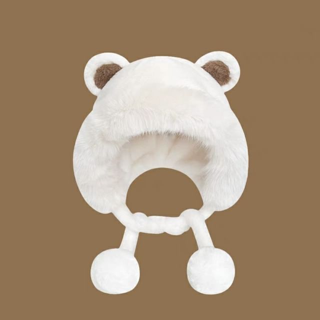 Ear Hat Bear Bonnet Fluffy