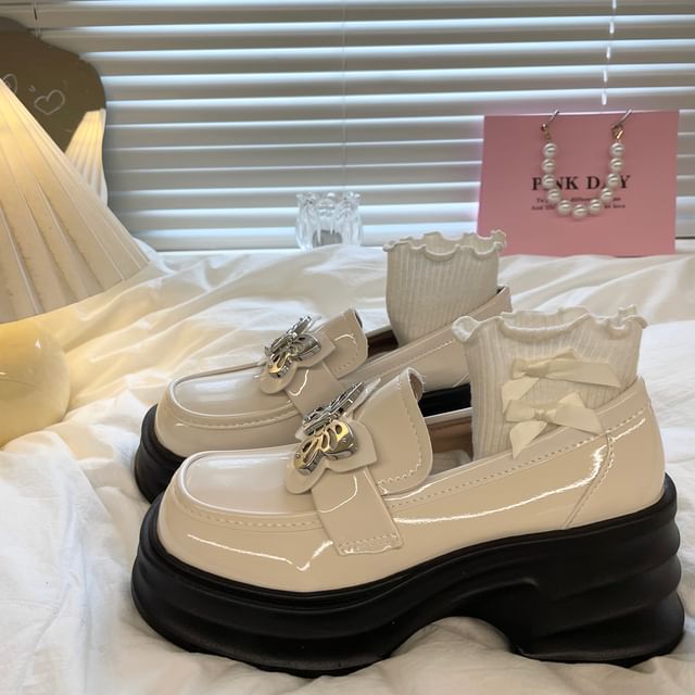 Platform Butterfly Loafers