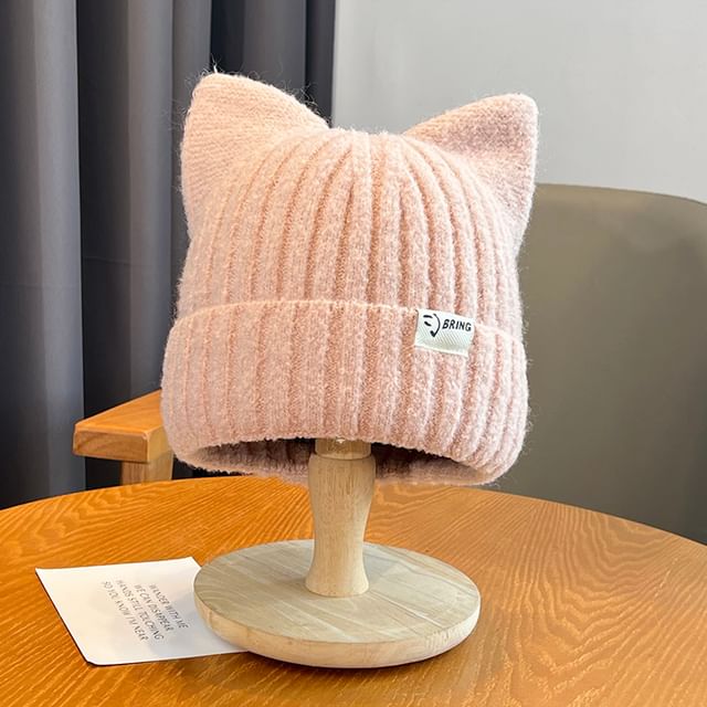 Knit Beanie Cat Ear