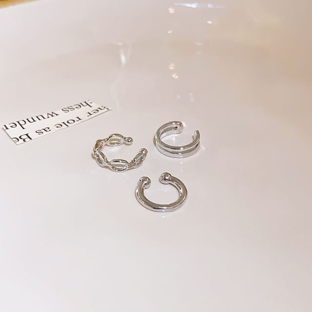 Tone Earring (Various Silver Designs)