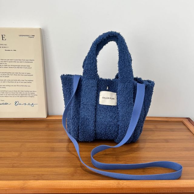 Bag Crossbody Top Handle Fluffy