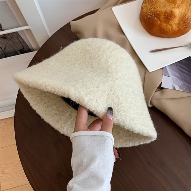 Plain Cloche Hat Wool