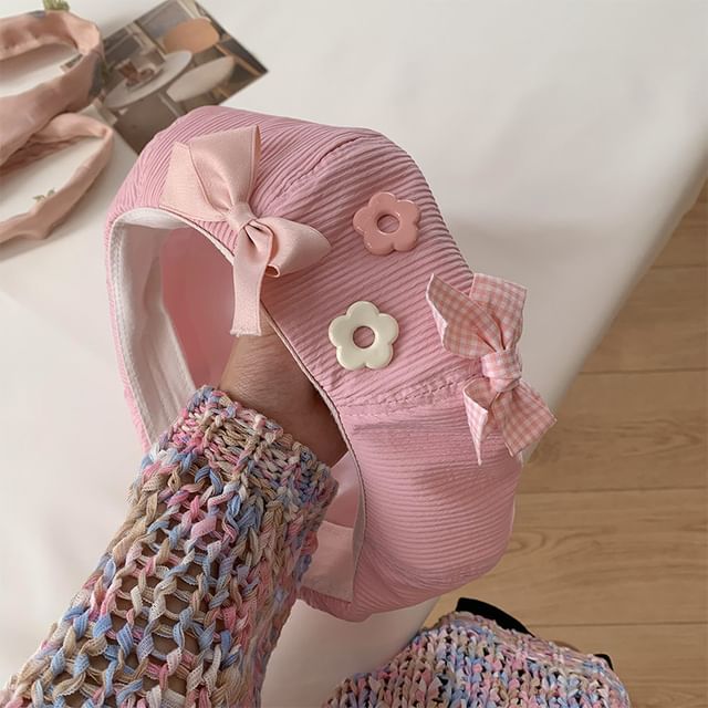 Bow Beret Floral