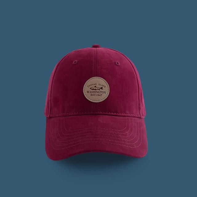 Cap Applique Lettering Baseball