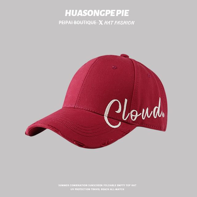 Cap Print Lettering Baseball