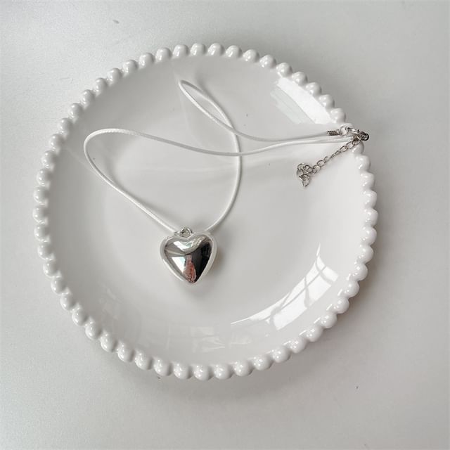 Necklace Pendant Cord Heart