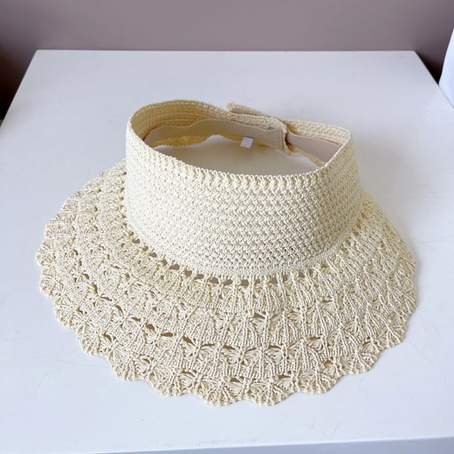 Knit Sun Visor Plain