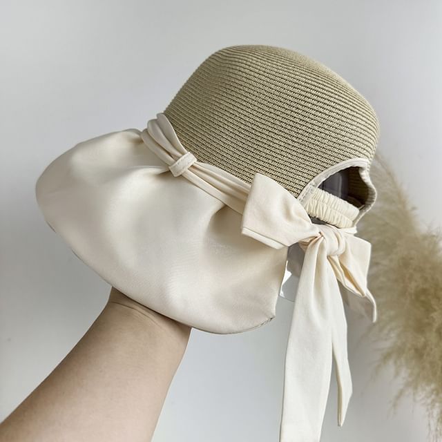 Straw Bow Sun Hat