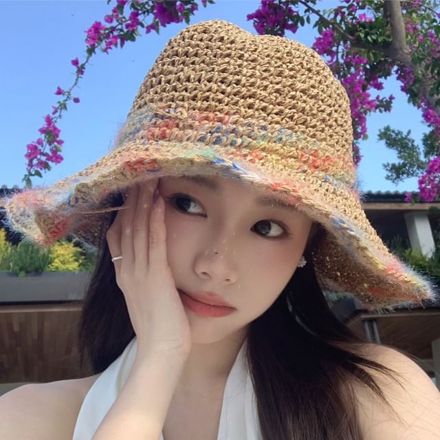 Melange Straw Hat