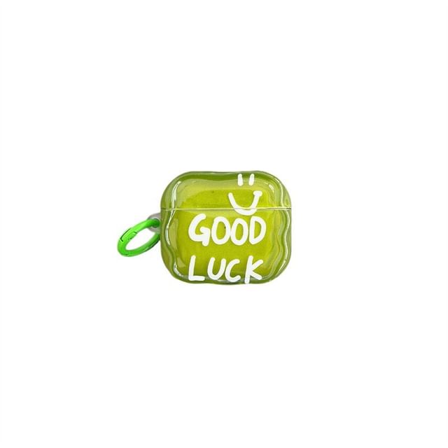 Lettering AirPods / Pro Earphone Case Skin / Charm / Set