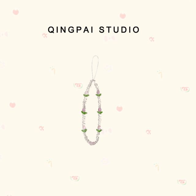 Bead Acrylic Phone Strap (Various Designs)