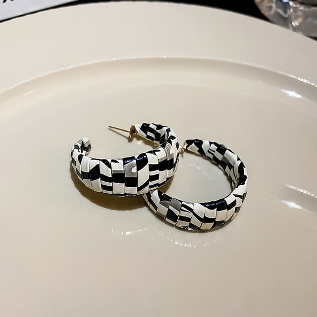 Rhinestone Alloy Earring Designs) (Various Print /