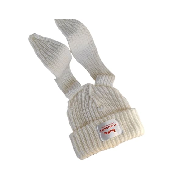 Ribbed Ear Beanie Rabbit