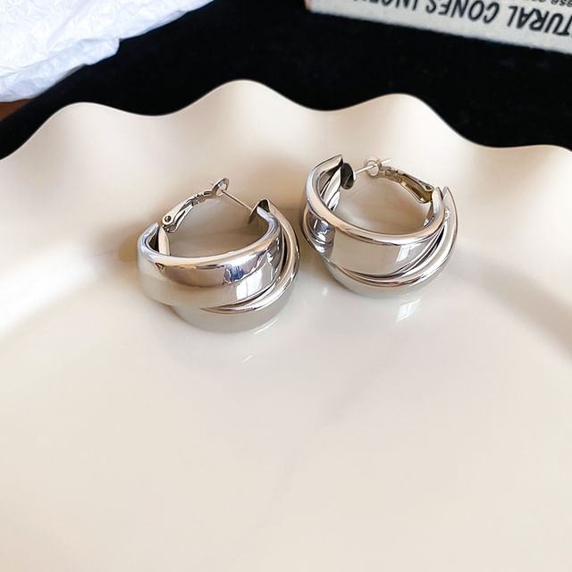Layered Hoop Earring