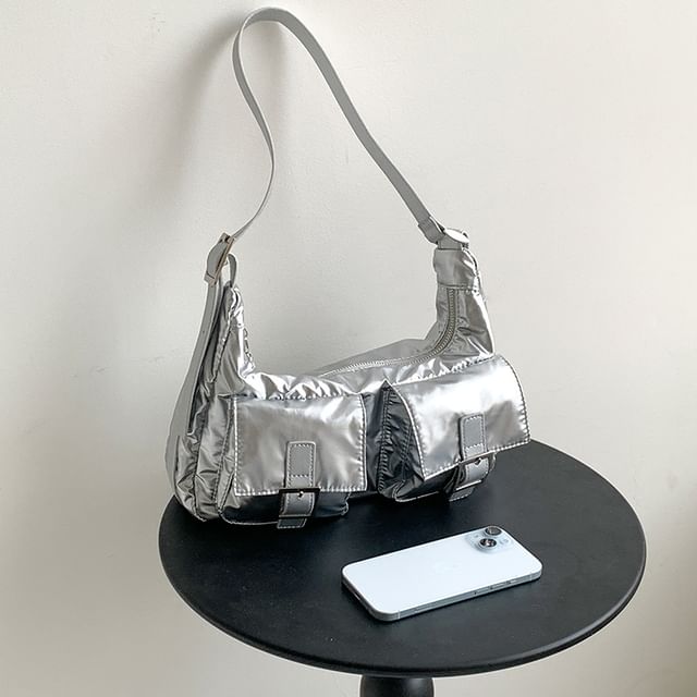 Bag Multi-Pocket Shoulder Buckled