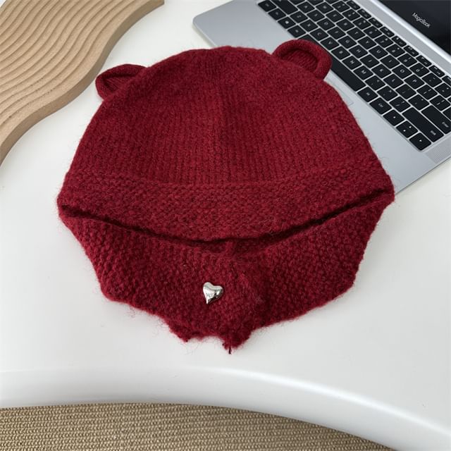 Bear Knit Balaclava Ear