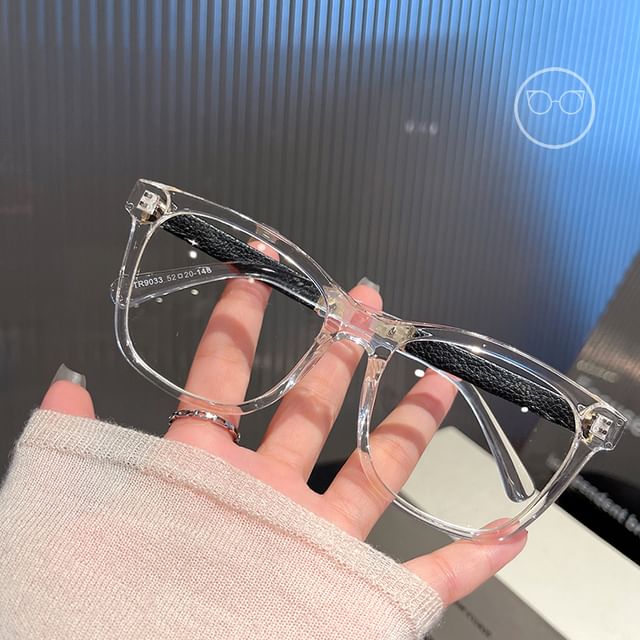 Blue Square Glasses Blocking Light