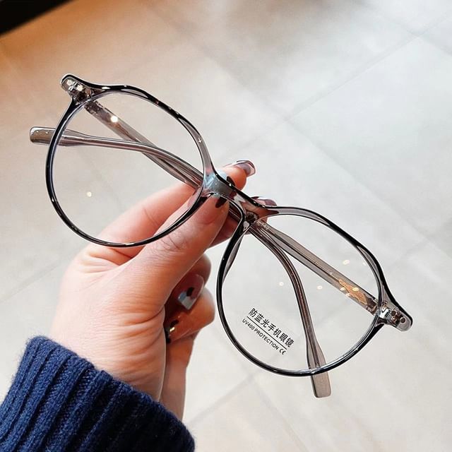 Round Eyeglasses Plain
