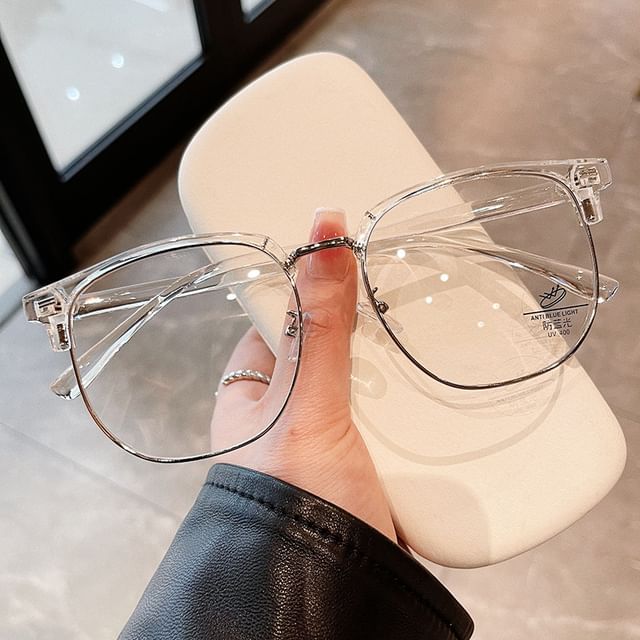 Frame Eyeglasses Half Square