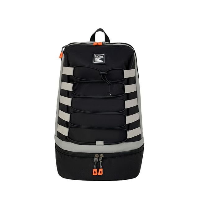 Lettering Applique Laptop Backpack