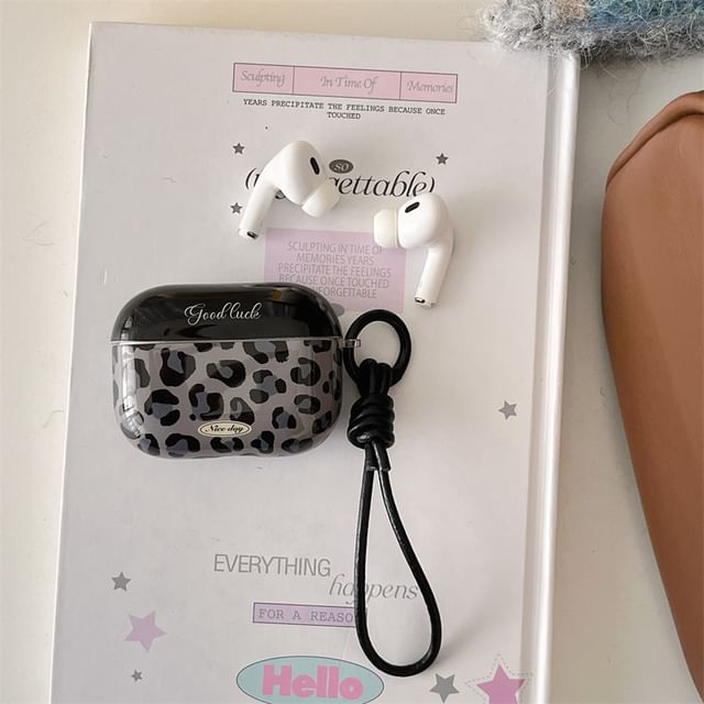 Skin AirPods Print Earphone Leopard / Case Pro