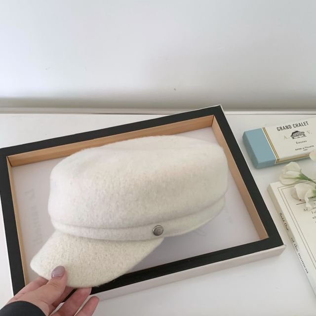 Cap Newsboy Buttoned