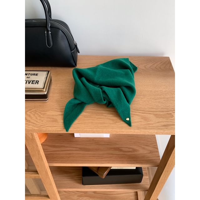 Buttoned Heart Scarf