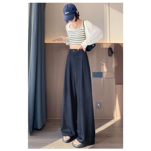 Designs) Jeans (Various High Wide Leg Waist