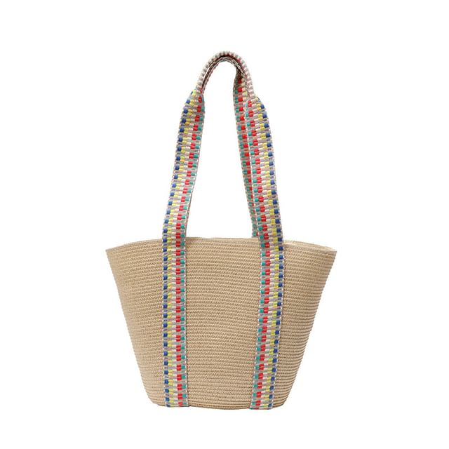 Bag Pattern Tote Woven Strap