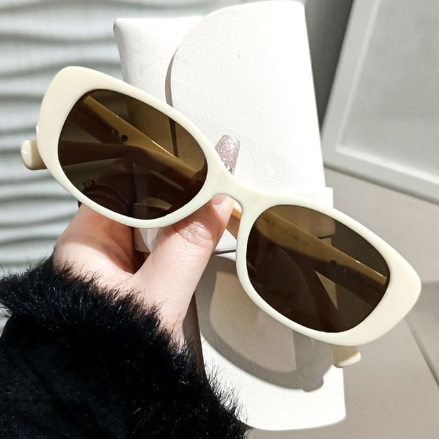 Rectangle Plain Sunglasses