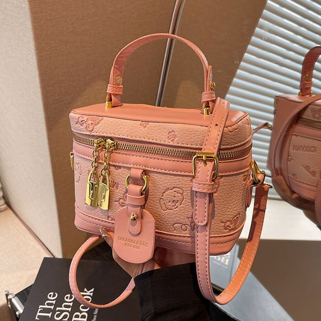 Faux Crossbody Cartoon Bag Leather Print