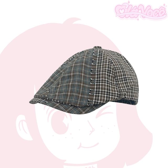 Cap Plaid Newsboy
