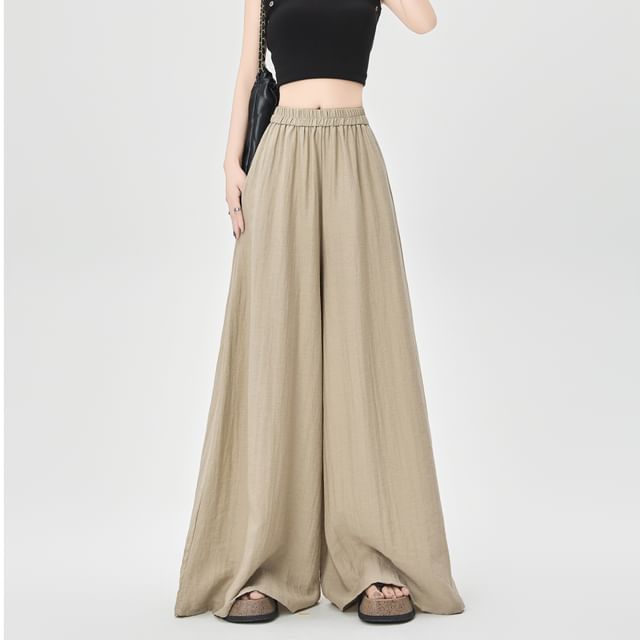 Waist Plain High Designs) Culottes (Various