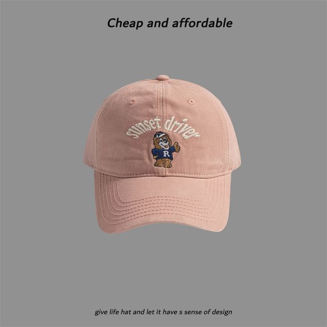 Embroidered Cap Bear