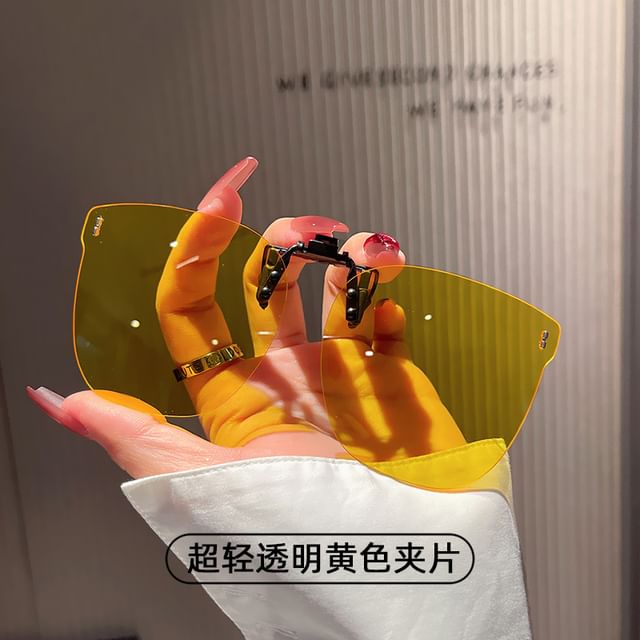 Clip Square On Sunglasses