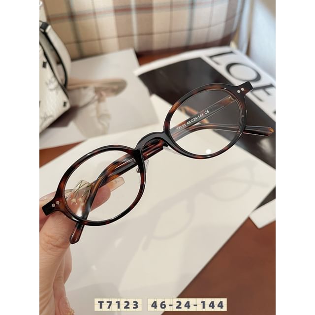 Glasses Oval Frame