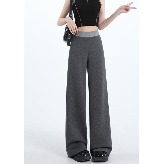 High Contrast Sweatpants Waist Wide (Various Trim Designs) Leg