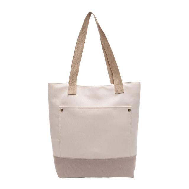 Two Canvas Tote Tone Bag