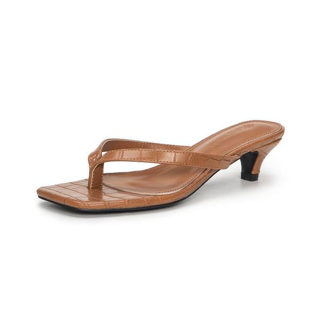 Flops Flip Low Plain Heel