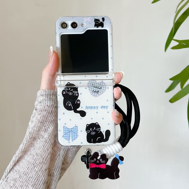 Case / Set Cat Strap Phone