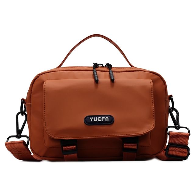 Crossbody Lettering Bag Multi-Pocket