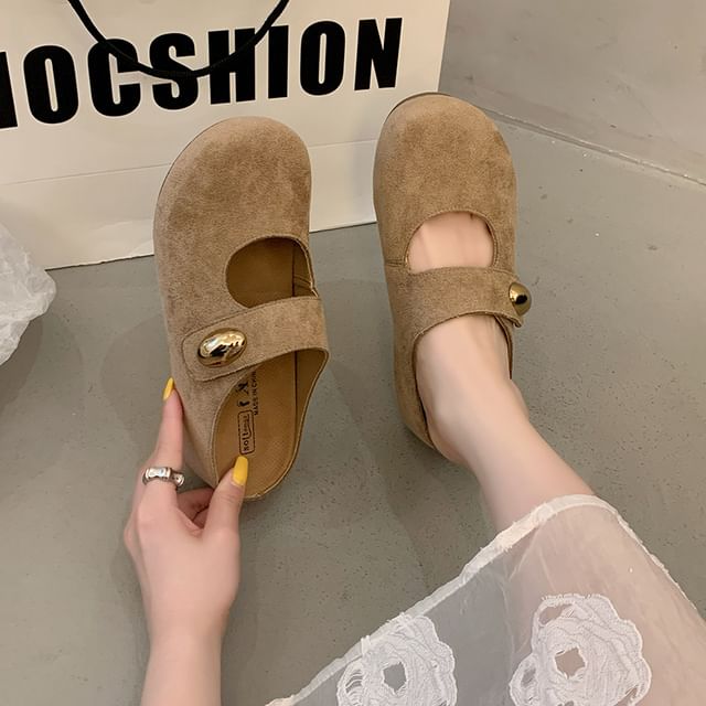 Shoes Toe Jane Round Mary