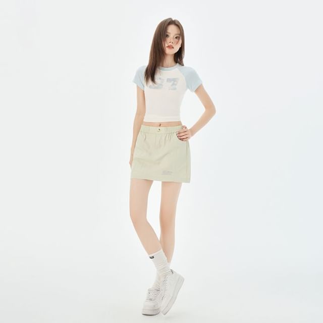 Classic Flared Mini Skirt